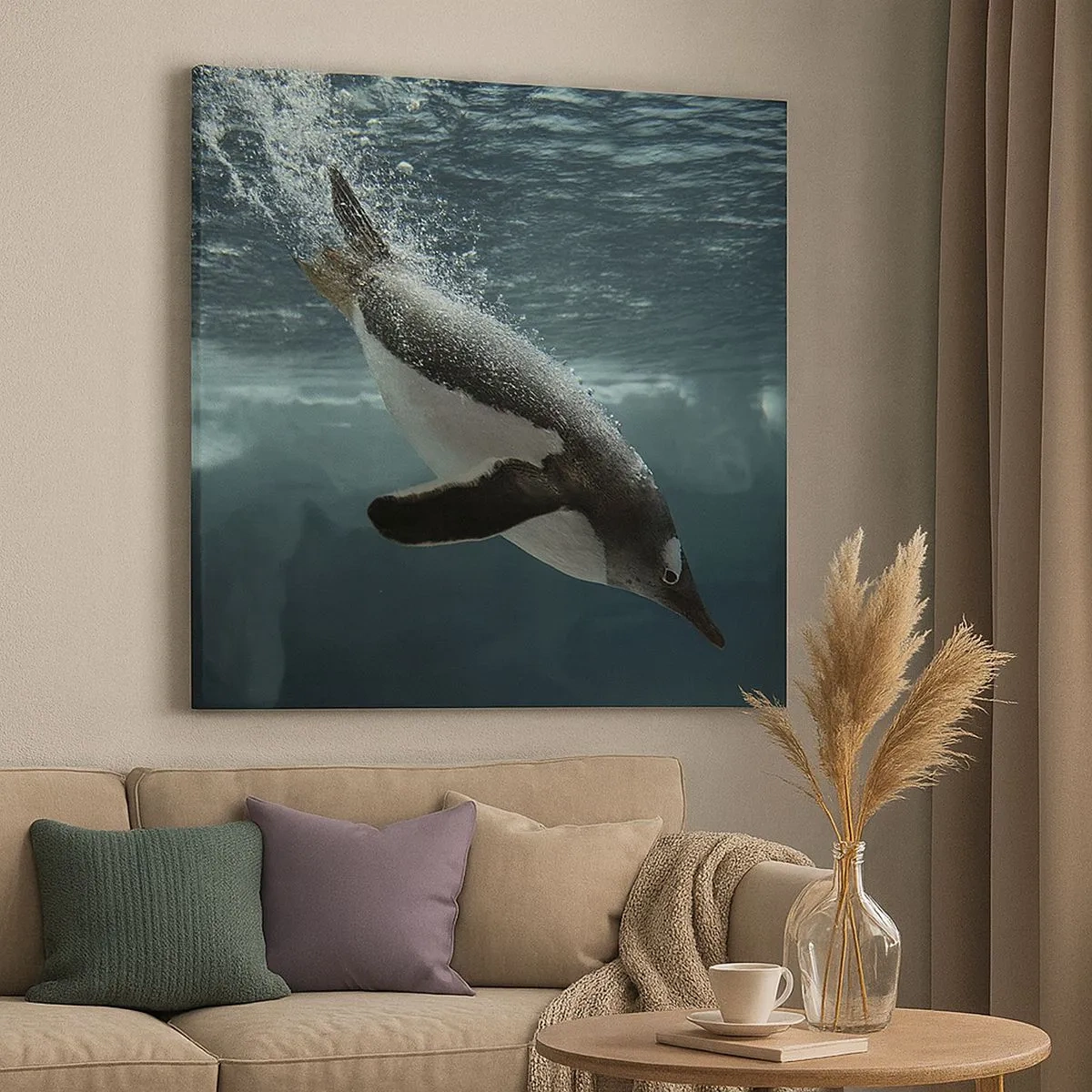 Canvastavla - Bild på duk - Välkommen till min värld - 30x30 cm