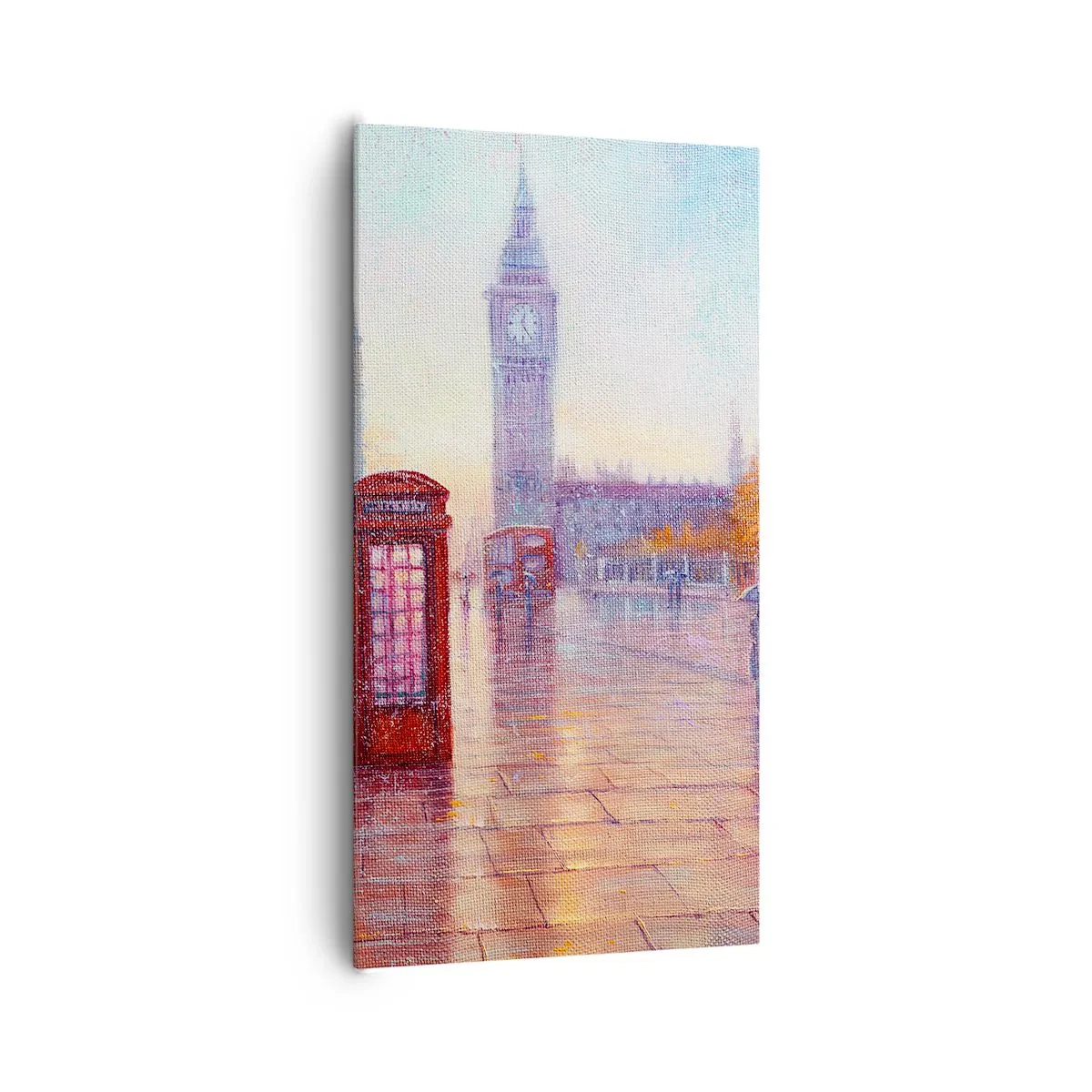 Canvastavla - Bild på duk - Höstdag i London - 65x120 cm