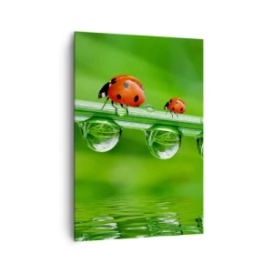 Canvastavla - Bild på duk - Hela sommaren på väg - 70x100 cm