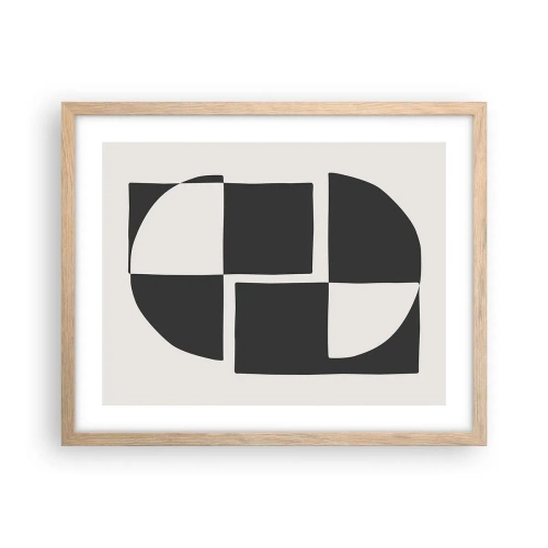 Affisch i ram av ljusek - Antites – syntes - 50x40 cm