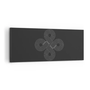 Canvastavla - Bild på duk - I keltisk anda - 100x40 cm