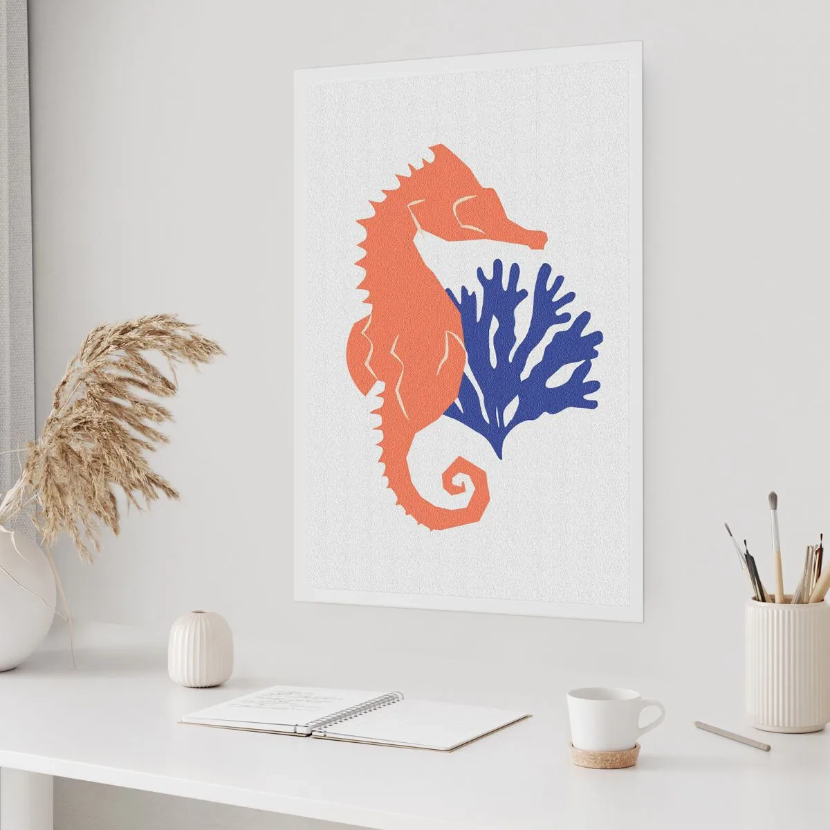 Affisch - På en äng under vattnet - 40x50 cm