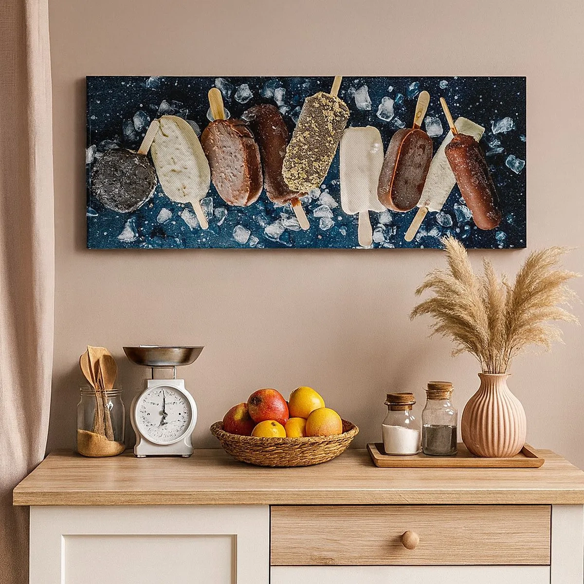 Canvastavla - Bild på duk - Smak av varm sommar - 100x40 cm