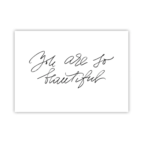 Affisch - Verkligen, tro mig... - 70x50 cm