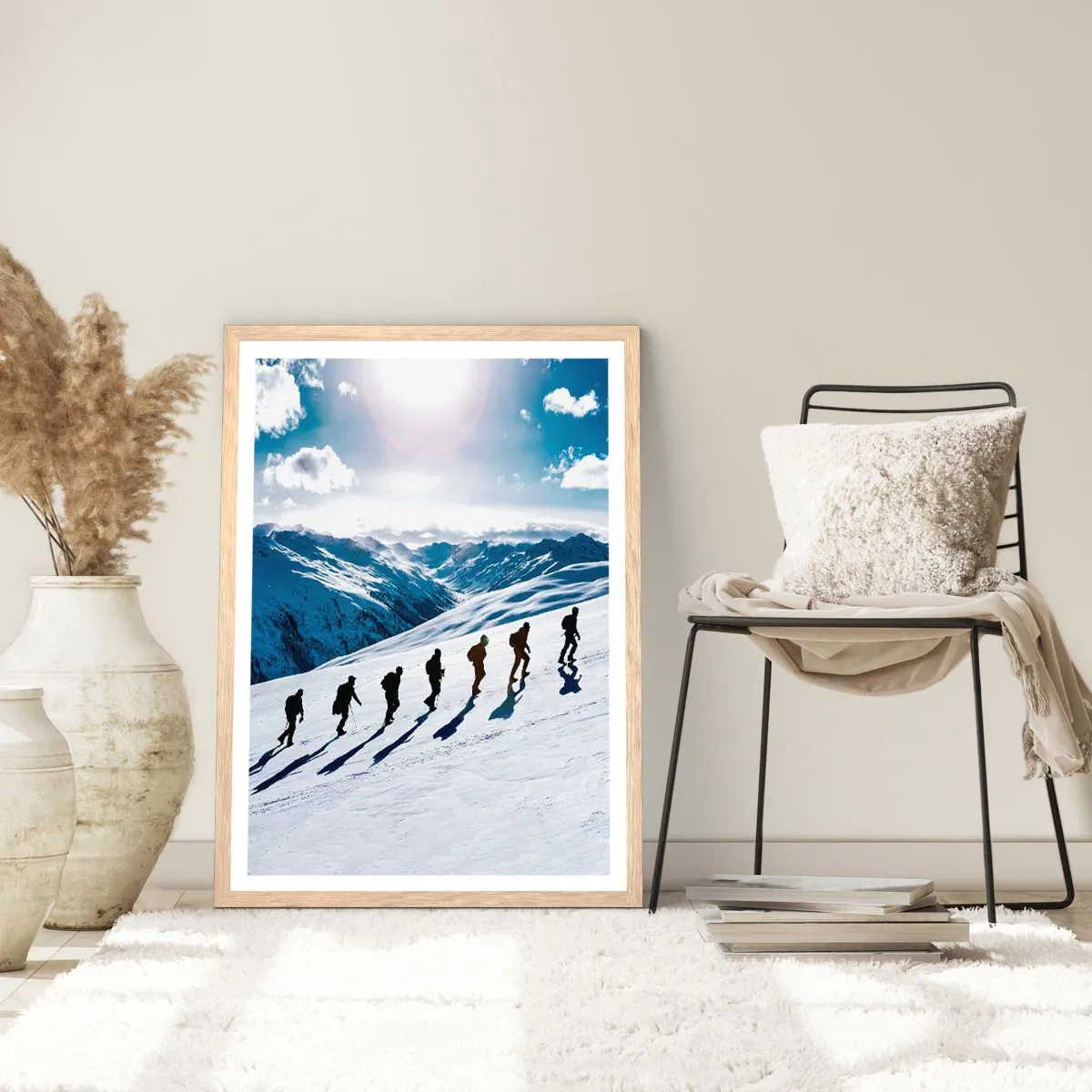 Affisch i ram av ljusek - Erövrarnas lag - 70x100 cm