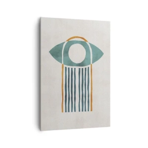 Canvastavla - Bild på duk - Tecken och ritualer - 70x100 cm