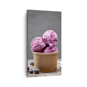 Canvastavla - Bild på duk - Sötma och svalka - 45x80 cm