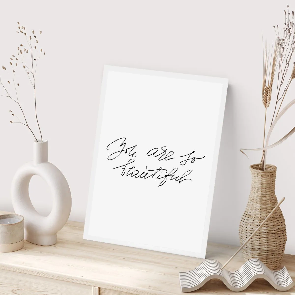 Affisch - Verkligen, tro mig... - 70x100 cm