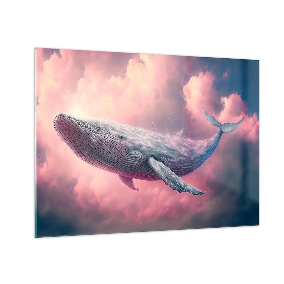 Glastavla - Bild på glas - Torka dina ögon - 70x50 cm