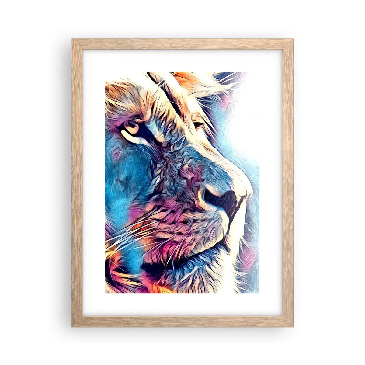 Affisch i ram av ljusek - Naturens klokhet - 30x40 cm