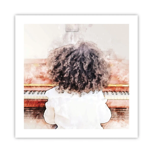 Affisch - I en ny värld - 50x50 cm