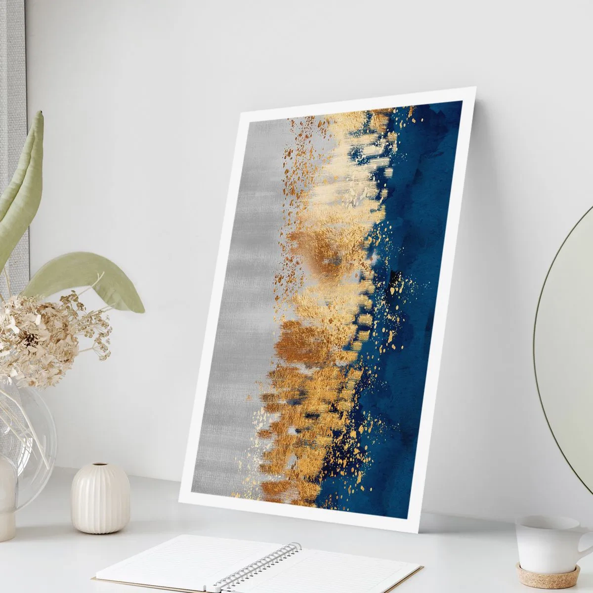 Affisch - Modern komposition med blixt - 70x100 cm