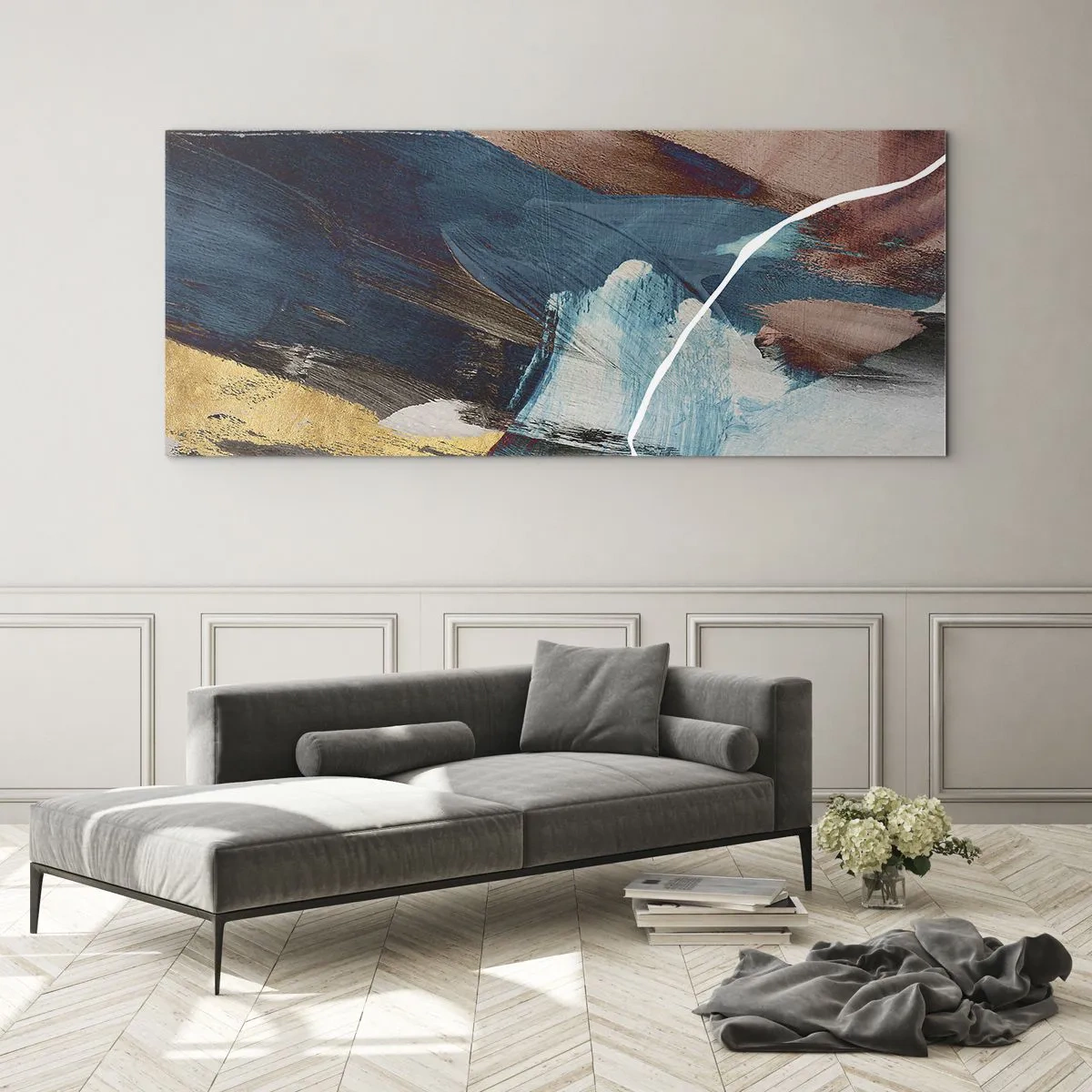 Glastavla - Bild på glas - Med styrka och energi - 120x50 cm
