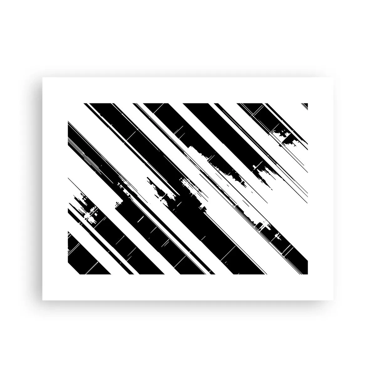 Affisch - Intensiv och dynamisk komposition - 40x30 cm