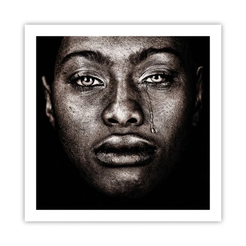 Affisch - En tår - 60x60 cm