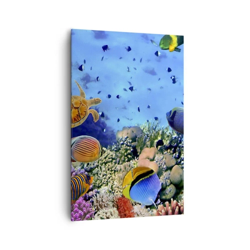 Canvastavla - Bild på duk - Vad vet vi om livet... - 80x120 cm