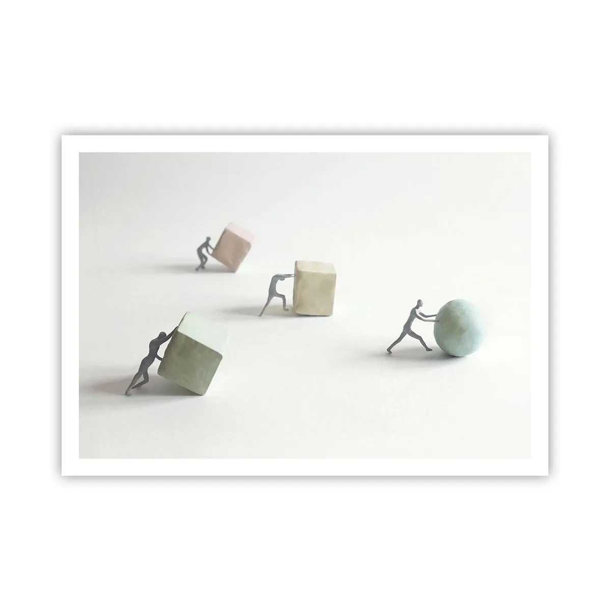 Affisch - Livet leker - 100x70 cm