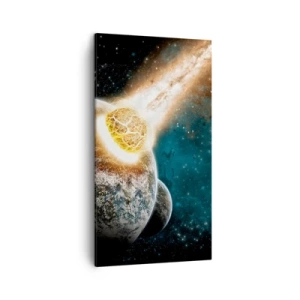 Canvastavla - Bild på duk - Förödelse eller födsel? - 45x80 cm