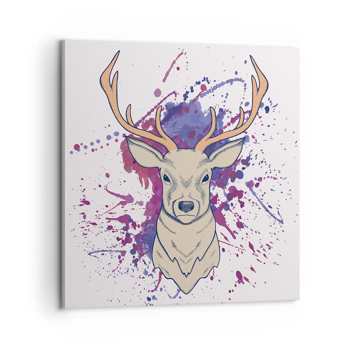 Canvastavla - Bild på duk - Mod och balans - 60x60 cm