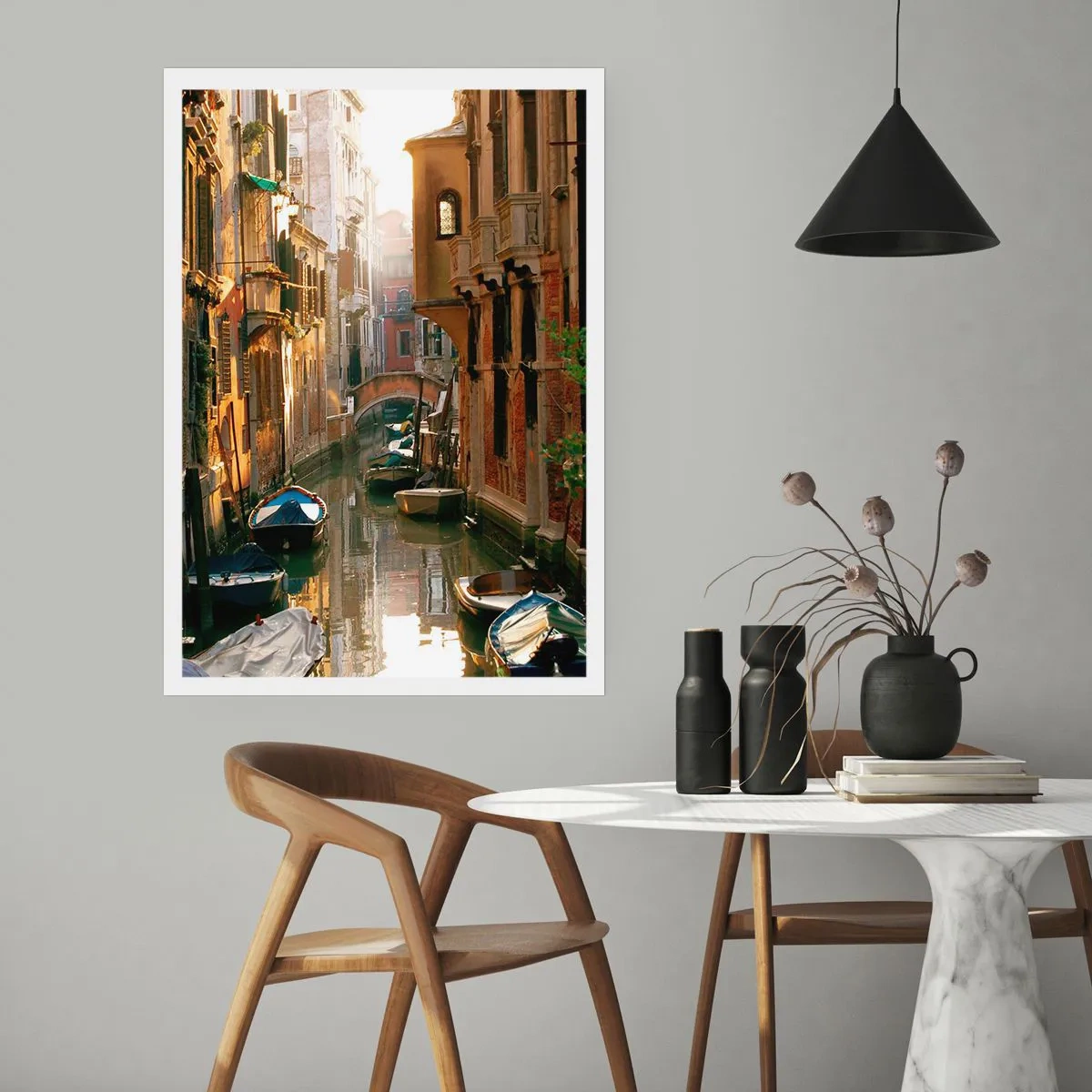Affisch - På en gränd i Venedig - 40x50 cm