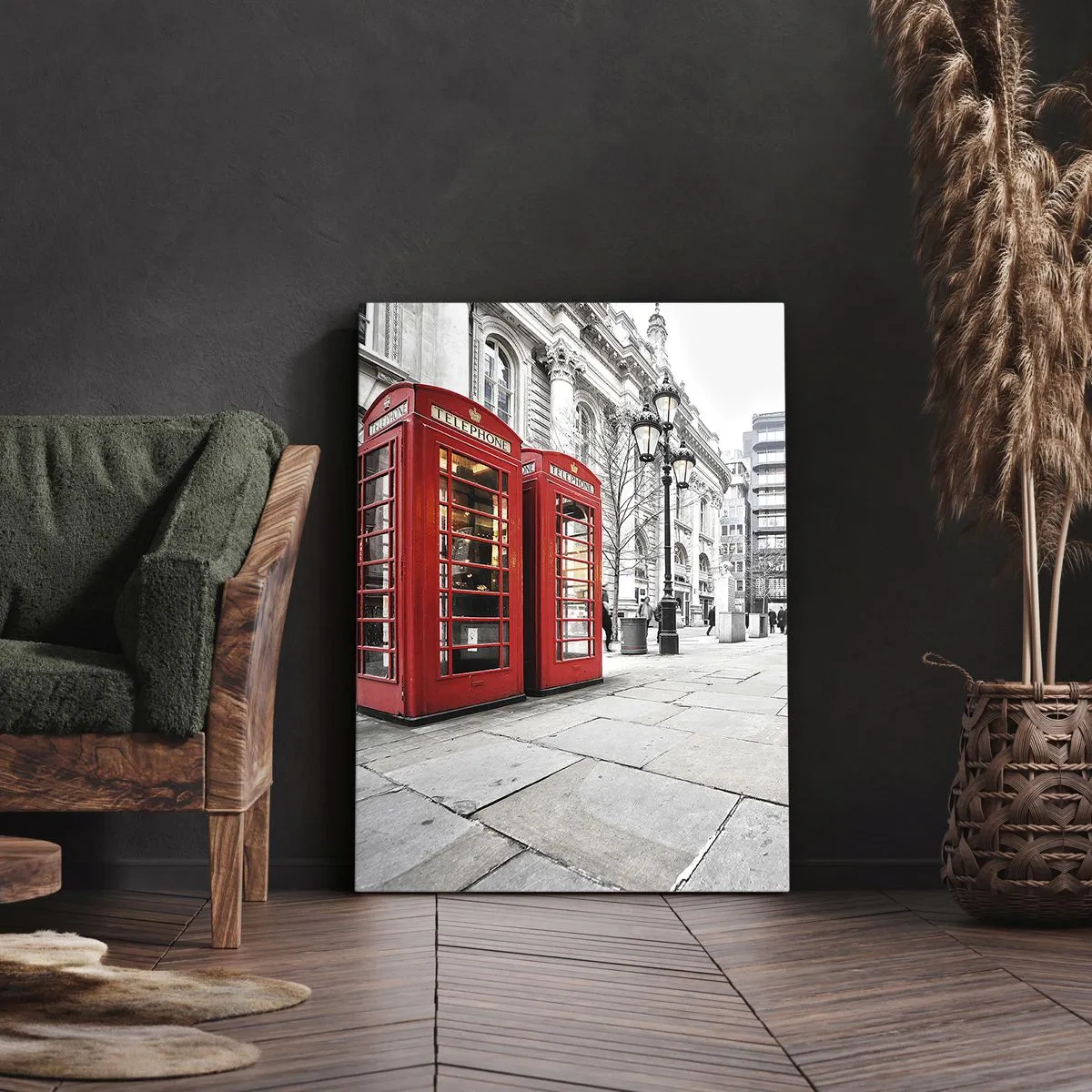 Canvastavla - Bild på duk - Welcome to London - 50x70 cm