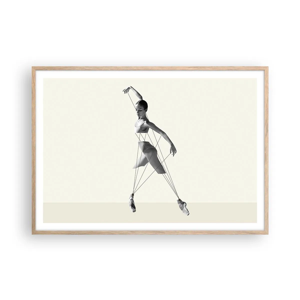 Affisch i ram av ljusek - I världens teater - 100x70 cm