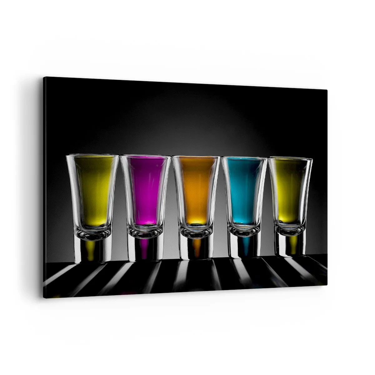 Canvastavla - Bild på duk - Glädjen färger - 120x80 cm