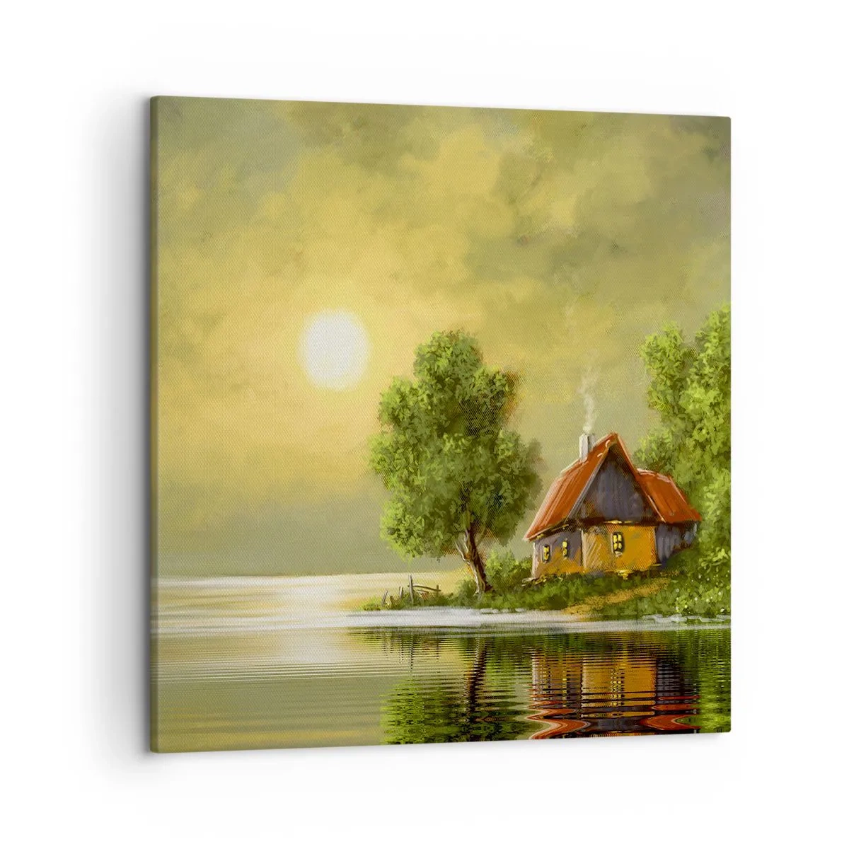 Canvastavla - Bild på duk - Vackert som från en bild - 50x50 cm