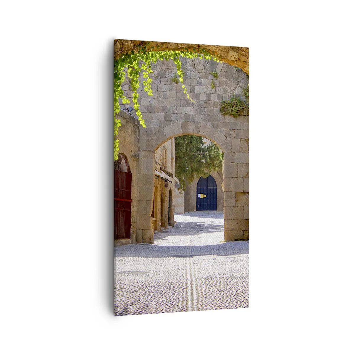 Canvastavla - Bild på duk - Snart kommer processionen - 55x100 cm