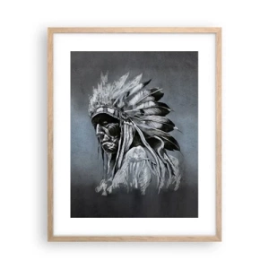 Affisch i ram av ljusek - Tillbaka till rötterna - 40x50 cm