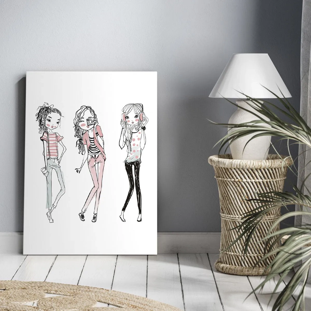 Canvastavla - Bild på duk - Det blir kul - 45x80 cm