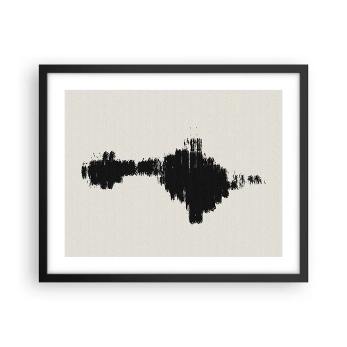 Affisch i svart ram - Fantasins vibrationer - 50x40 cm