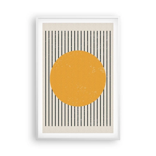 Affisch i vit ram - Enkelhetens kraft - 61x91 cm