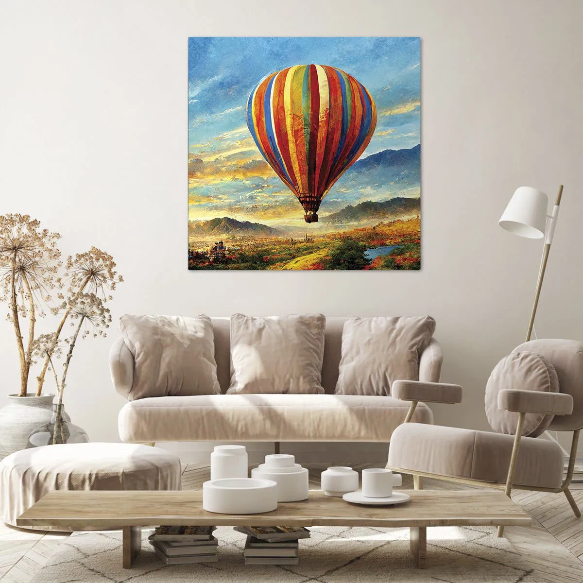 Canvastavla - Bild på duk - I tystnad ser man mer - 60x60 cm