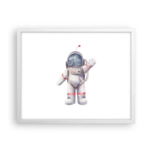 Affisch i vit ram - Det var allt för nu! - 50x40 cm