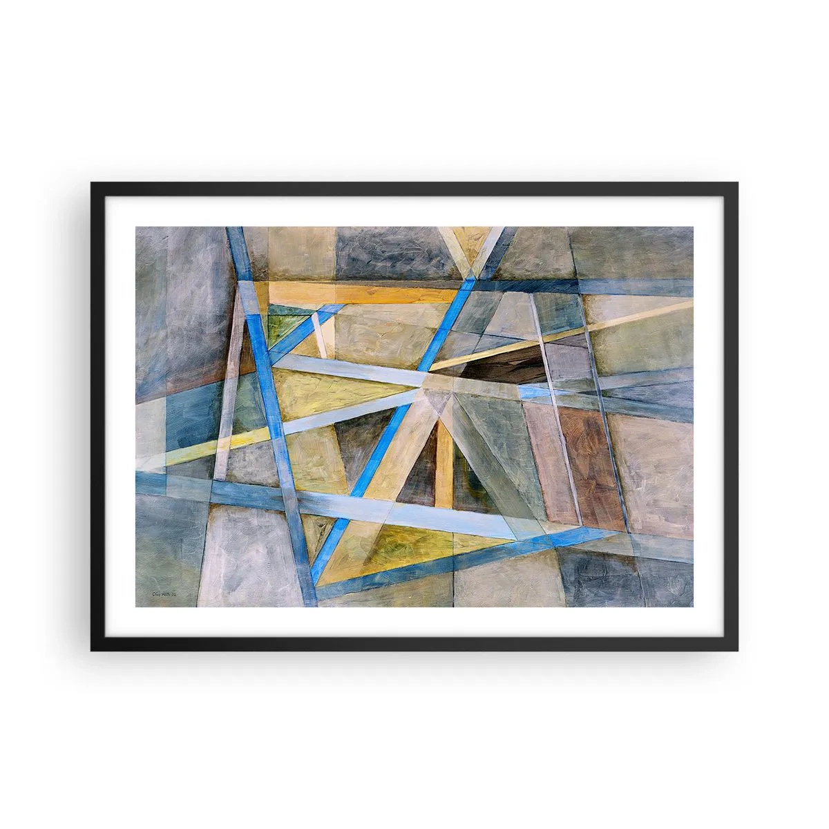 Affisch i svart ram - Rakt fram eller diagonalt? - 70x50 cm