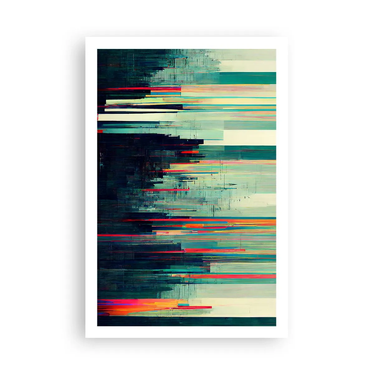Affisch - Futuristisk stad - 61x91 cm