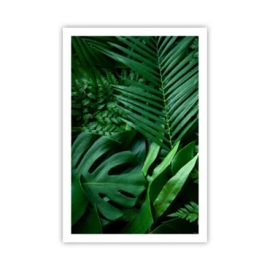 Affisch - Omgärdade av grönskan - 61x91 cm