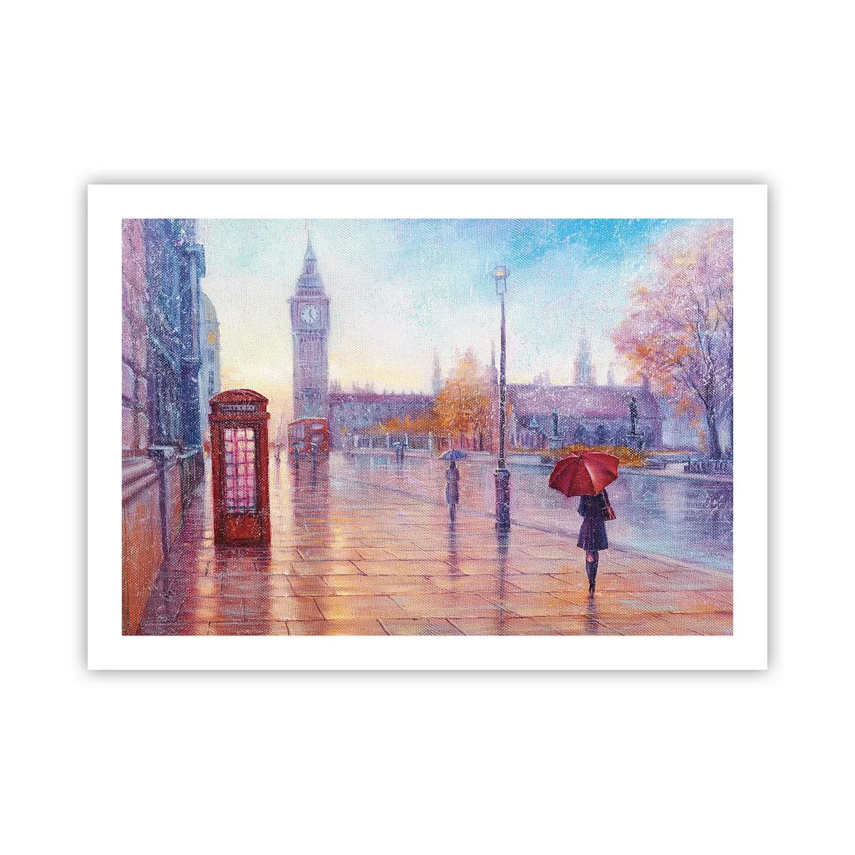 Affisch - Höstdag i London - 70x50 cm