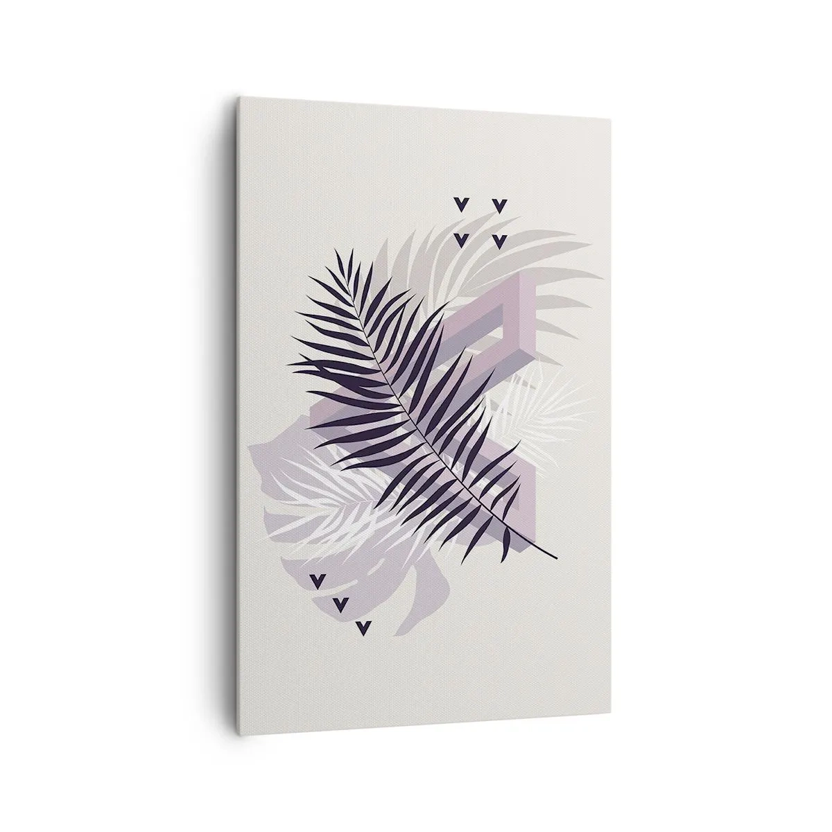 Canvastavla - Bild på duk - Skuggans skugga - 80x120 cm