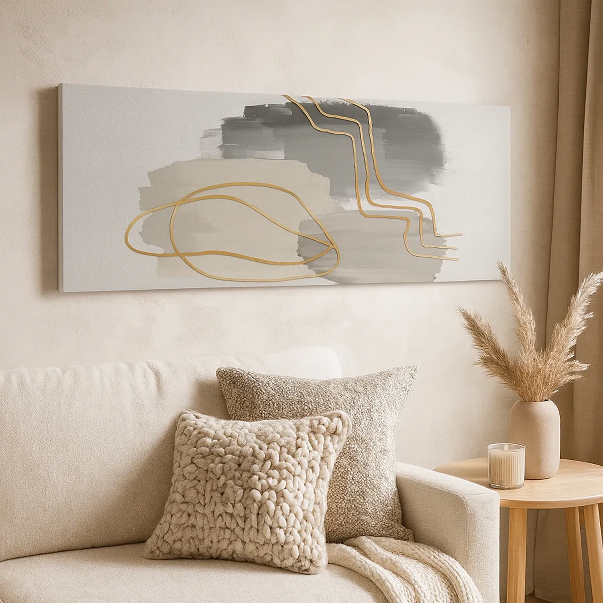 Canvastavla - Bild på duk - Varaktighet och rörelse - 30x30 cm