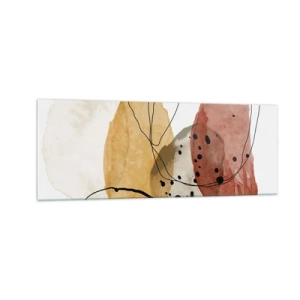 Glastavla - Bild på glas - Lätta och transparenta som luften - 140x50 cm