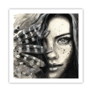 Affisch - Vild skönhet - 60x60 cm