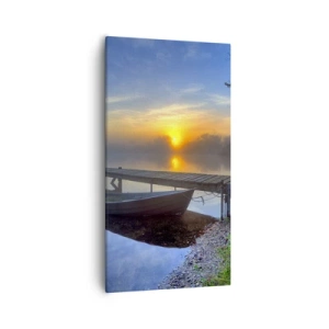 Canvastavla - Bild på duk - Det vanliga förvandlas till det magiska - 55x100 cm