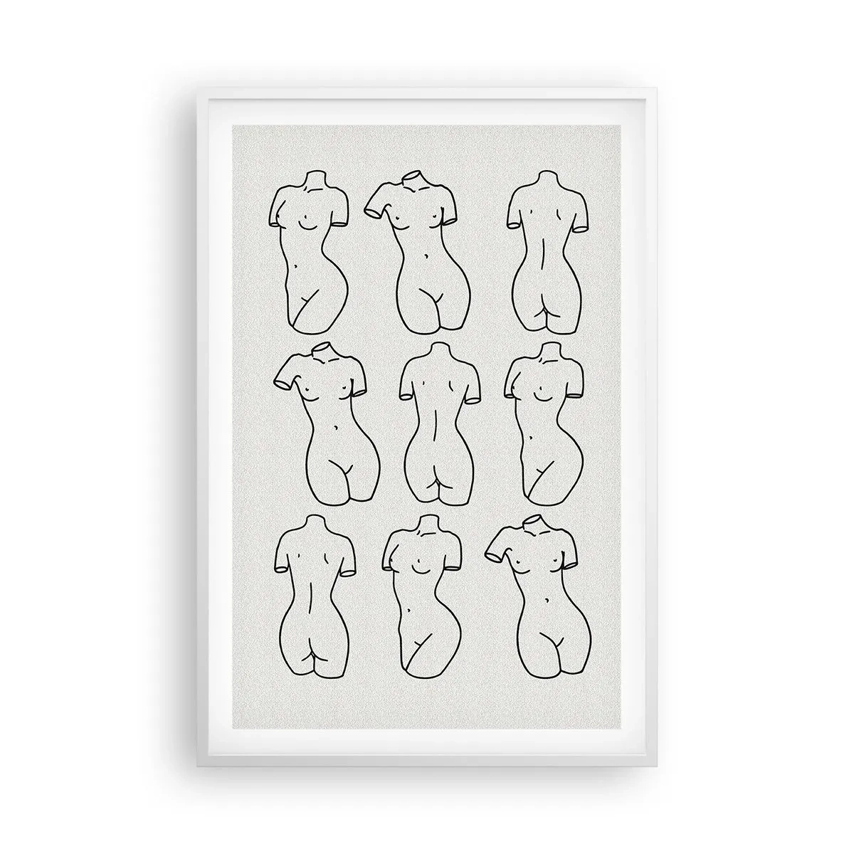 Affisch i vit ram - Endast Venus - 61x91 cm