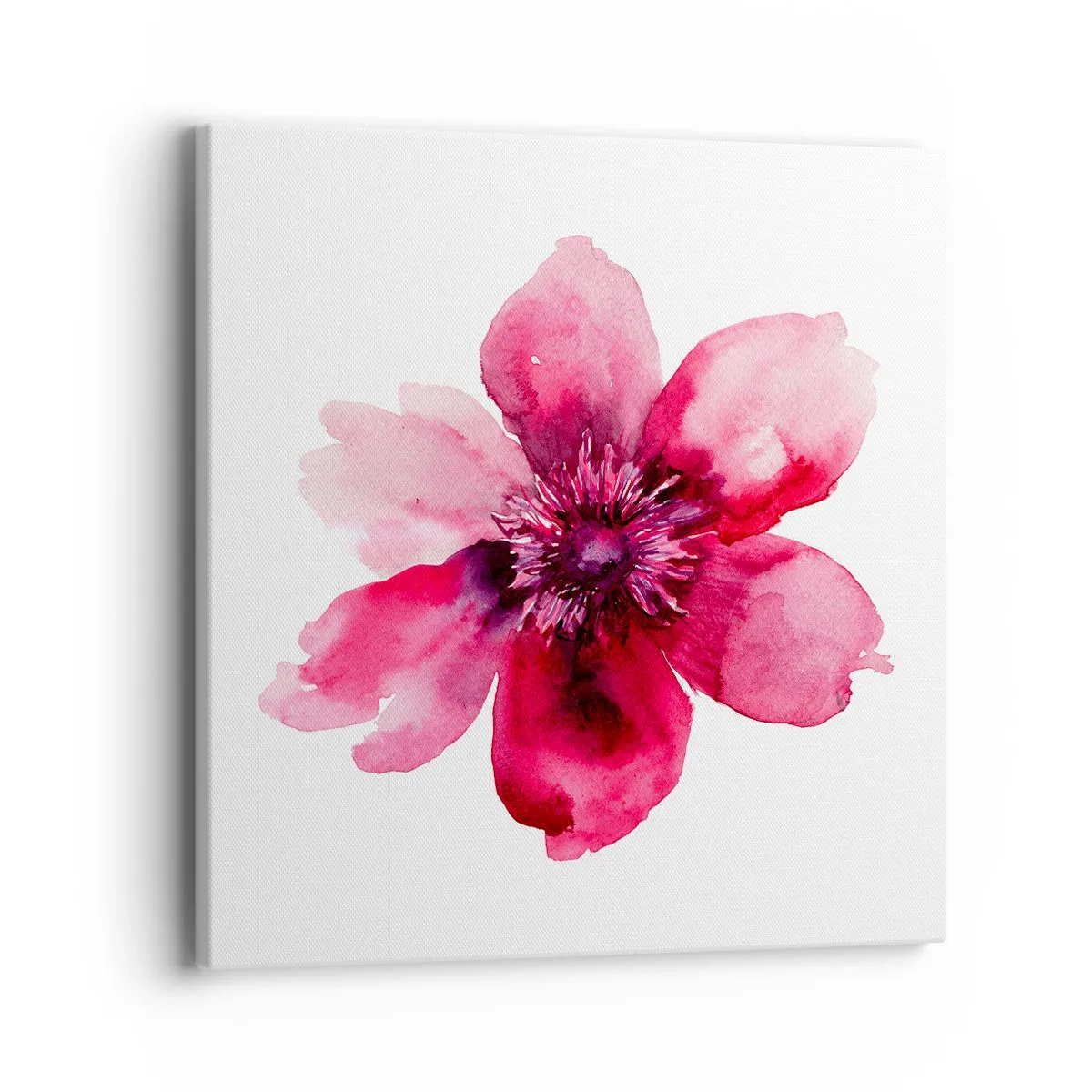 Canvastavla - Bild på duk - Doftande karminkyss - 40x40 cm