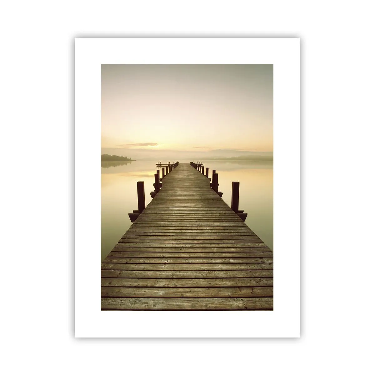 Affisch - Förgryning, gryning, ljus - 30x40 cm