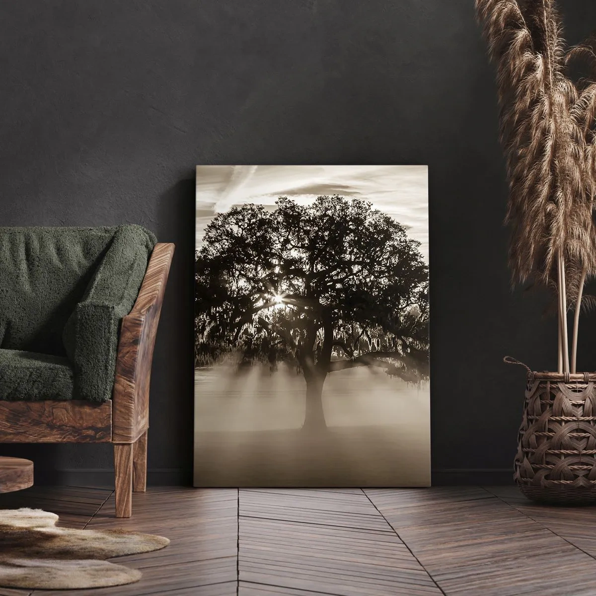 Canvastavla - Bild på duk - Trädet för kunskap om endast gott  - 50x70 cm