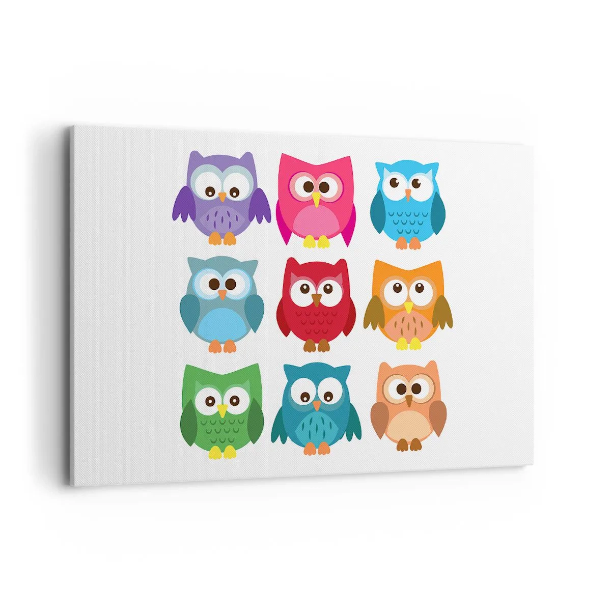 Canvastavla - Bild på duk - Att vara olika på roligt sätt - 120x80 cm