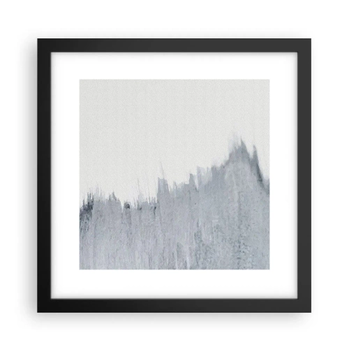 Affisch i svart ram - Mystisk skiva - 30x30 cm
